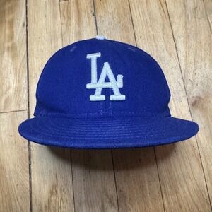 Los Angeles Dodgers New Era 59Fifty Fitted Hat Size 6 3/4‎ MLB Baseball Cap